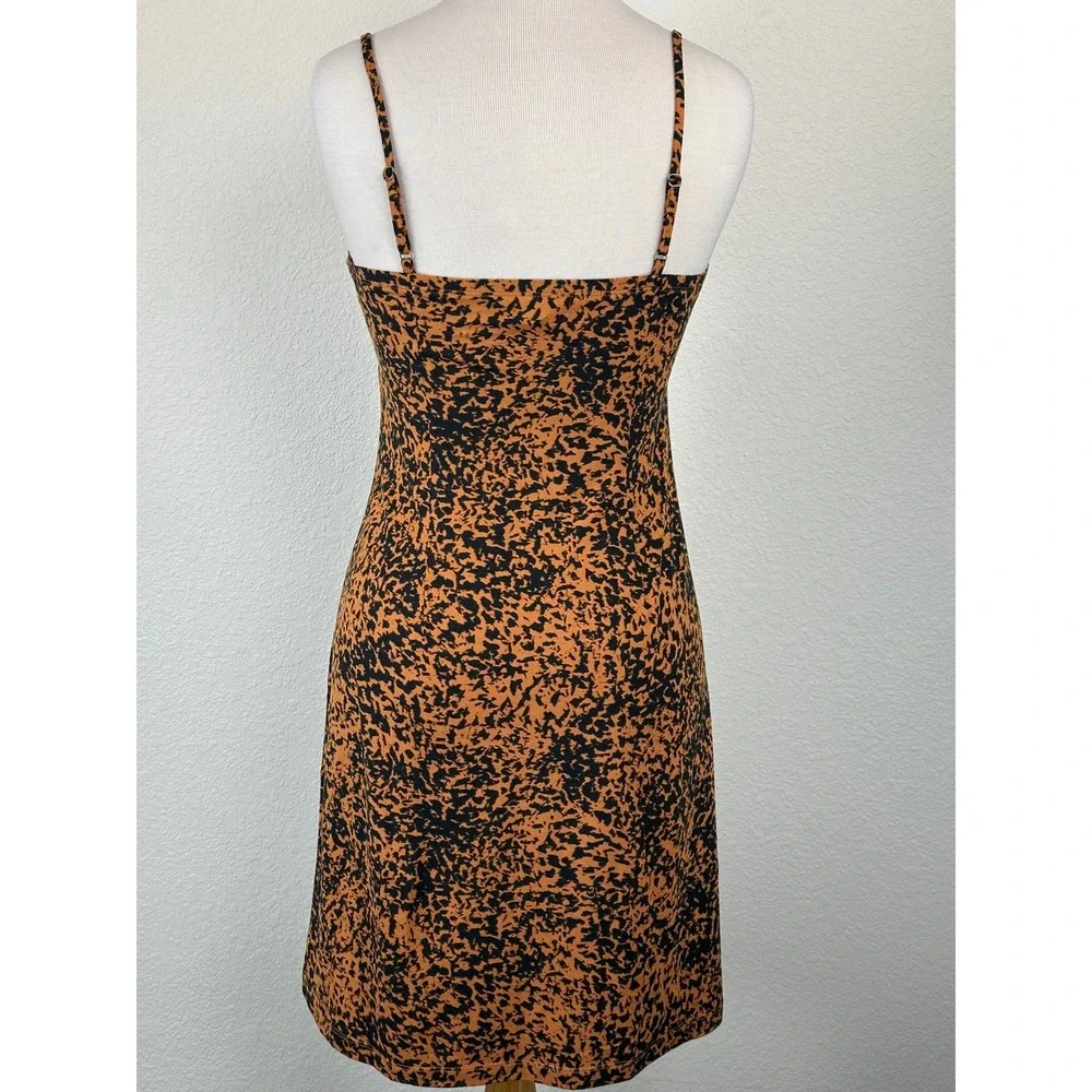 Nine‎ Britton Babydoll Mini Abstract Animal Print Grunge Indie Sleaze Stretch S